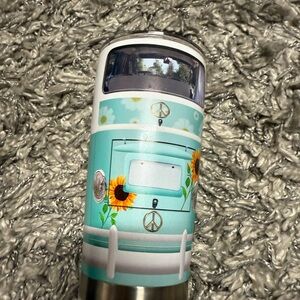 VW Floral Peace Sign Tumbler